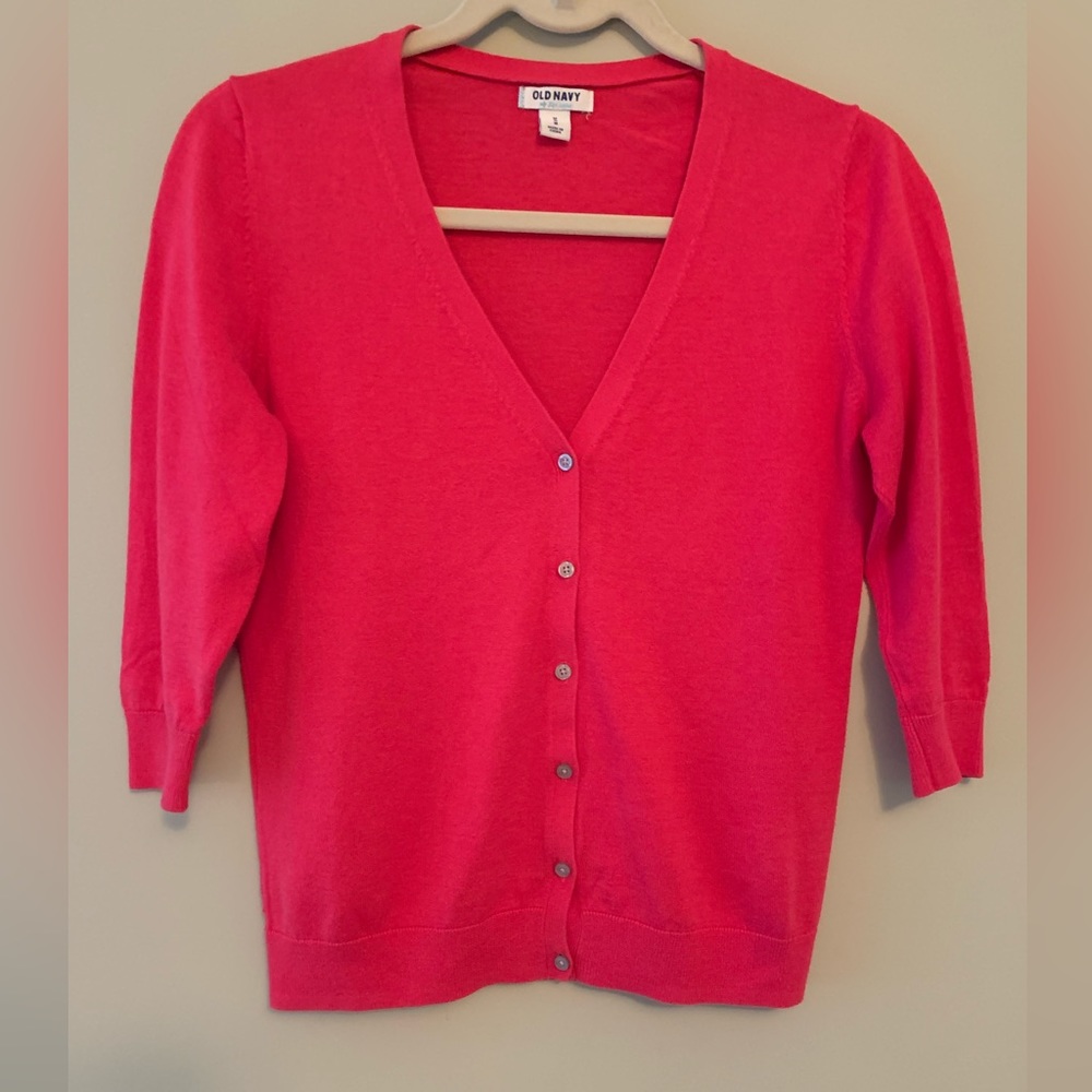 Lightweight 3/4 Sleeve Cardigan